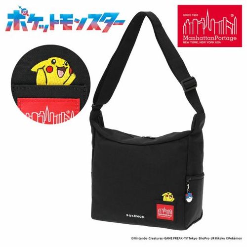 マンハッタンポーテージ ショルダーバッグ B5 Pok?mon メンズ レディース   MP6041PKMN25 ポケモン manhattanportage ピカチュウ マンハッタンポーテージ ショルダーバッグ B5 Pokemon メンズ