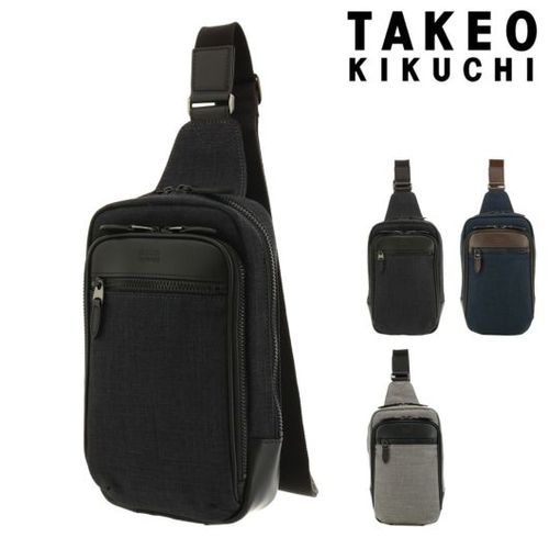 タケオキクチ ボディバッグ クエスト メンズ 786901 日本製 TAKEO