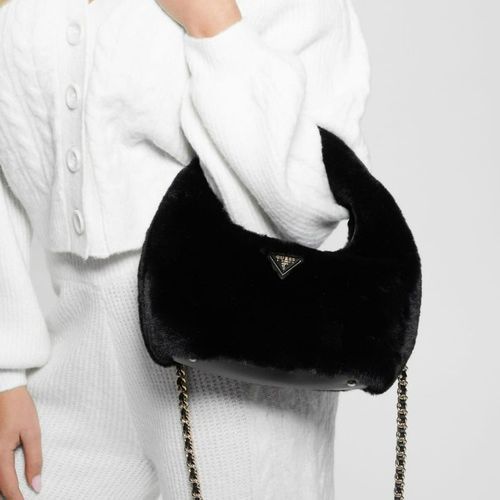 GUESSラインスタッズストーン ホーボーショルダームーンバッグ KATINE Hobo ショルダーバッグ ホーボー レディース | GUESS