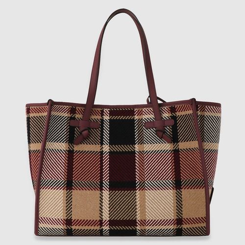 GIANNI CHIARINI マルチェッラチェックトートバッグ|ANAYI
