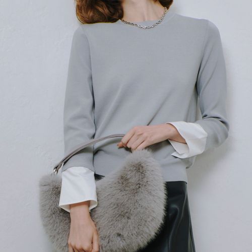 【希少美品】グッチ ハンドバッグ 巾着 リングハンドル ワンハンドル ベロア 灰 20242650080_1.jpg