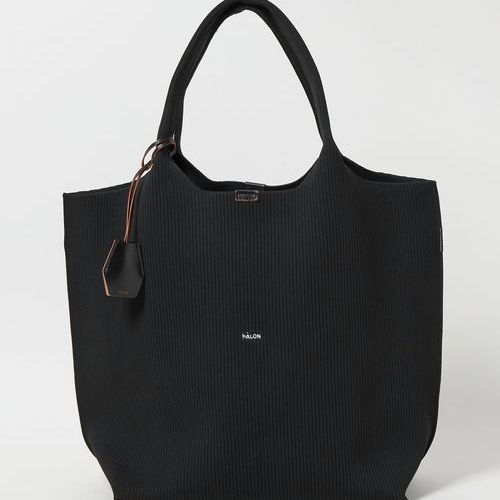 hALON＞ストライプ ニット トートバッグL