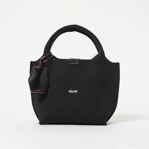 hALON＞ストライプ ニット トートバッグS