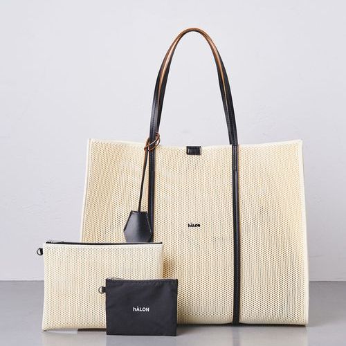 ユナイテッドアローズ＜hALON＞ アーロン スクエア メッシュ トート L hALON＞ スクエア メッシュ トートバッグ Lサイズ