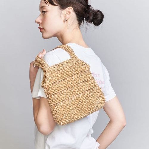 メタリックコード ミニ トートバッグ