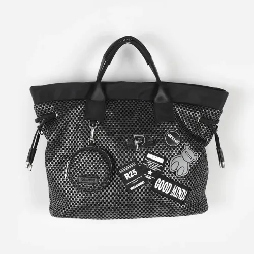 ロゴパッチ付き3WAYリュックトートバッグ - PECHINCHAR - nouer