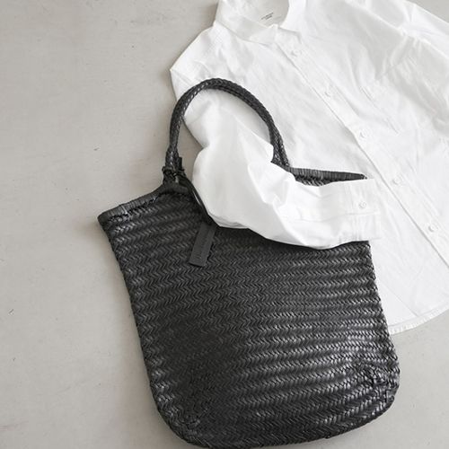 THE bagmati バグマティ レザー バスケットバッグ 黒内布付き The Bagmati（ザバグマティ） バグマティ BBK19 11 アラログ×レザー