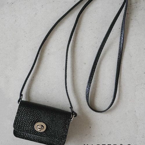 小物 mya! MC1652]MASTER&Co.(マスターアンドコー) IBIZA MICRO MINI BAG LIZARD