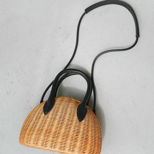 od241-0616]odds(オッズ)MINI WIKKER BAG ミニウィッカーバッグ かご