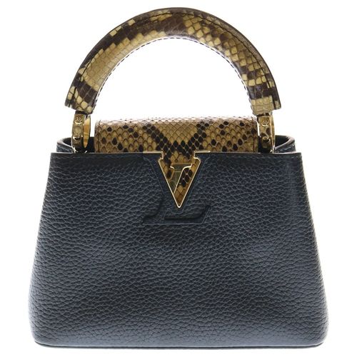LOUIS VUITTON(ルイヴィトン) カプシーヌ MINI ミニ ブラック パイソン