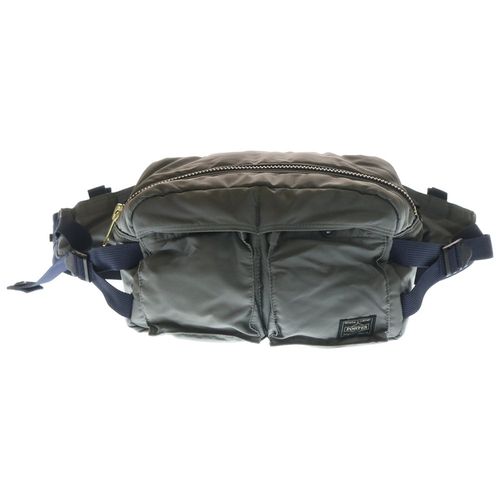 PORTER(ポーター) TANKER タンカー ナイロン ウエスト ボディバッグ グレー