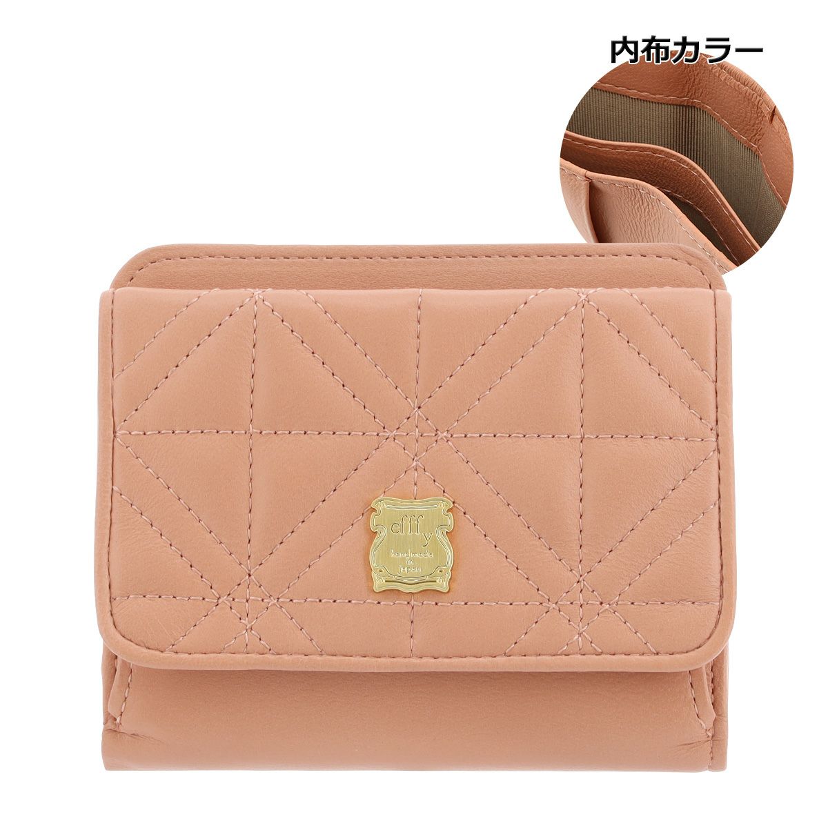 efffy エフィー 二つ折り財布 レディース GV5-01 | 札入れ 日本