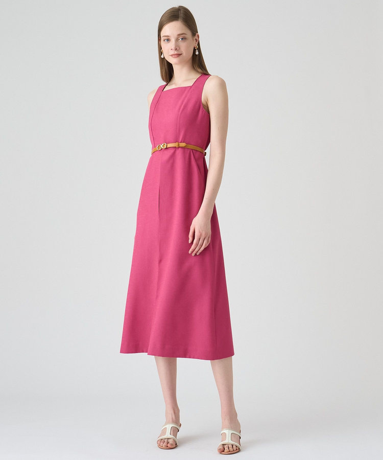 ◆定価4.2万 ANAYI アナイ サークルプリント ノースリーブ ワンピース◆ セール】 チェーンプリントノースリーブワンピース （ミニ丈