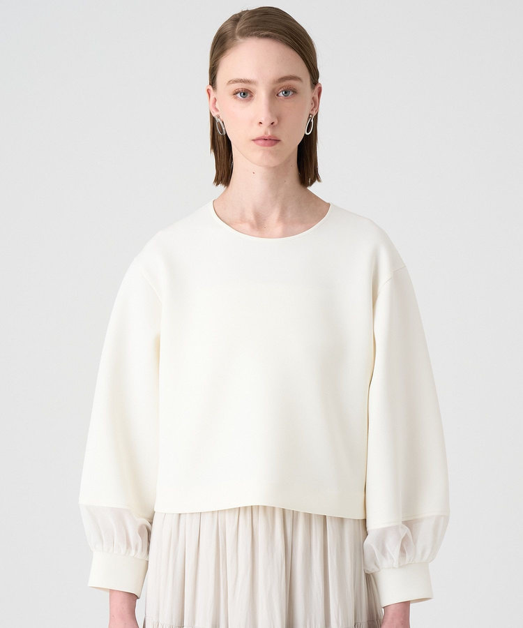 【極美品】アナイ 24SS ダブルジャージー袖プルオーバー 完売色 極美品】アナイ 24SS ダブルジャージー袖プルオーバー 完売色