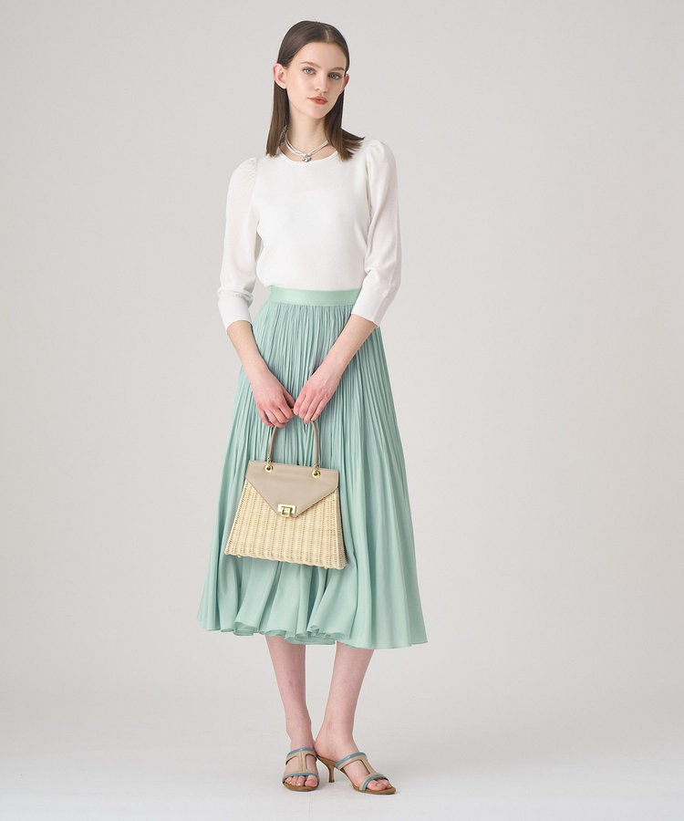 新品タグ付き✨ANAYI シアースリーブギャザー プルオーバー　現行　24SS シアースリーブギャザー プルオーバー|ANAYI OFFICIAL ONLINE