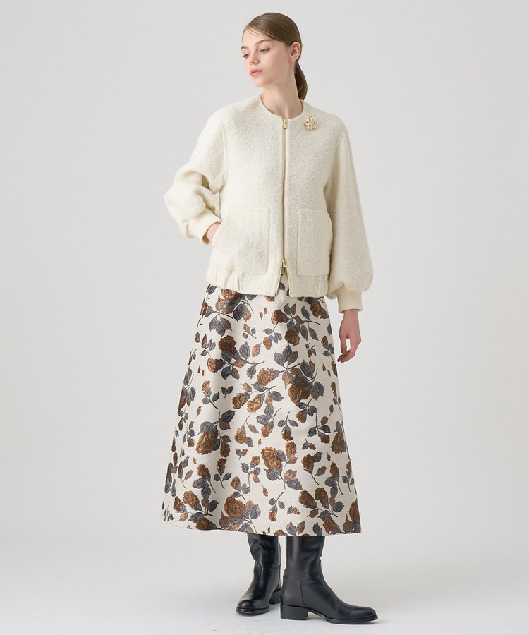 AyaLORO PIANA ジャケット　ベイビーアルパカ アルパカリバーパフブルゾン|ANAYI OFFICIAL ONLINE STORE