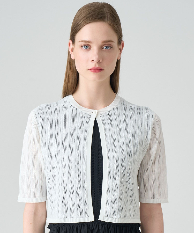 手数料安い レーシーニット カーディガン|ANAYI STORE ONLINE OFFICIAL トップス