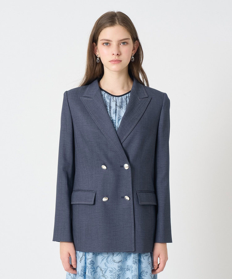 ANAYI｜オックスストレッチダブルジャケット | Rakuten Fashion