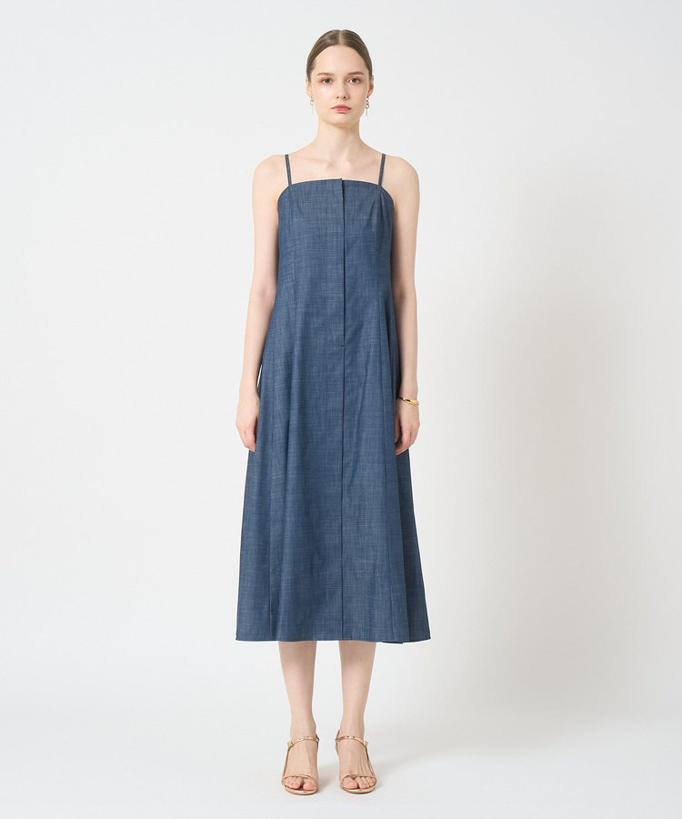セットアップ対応商品】スラブデニムキャミワンピース|ANAYI