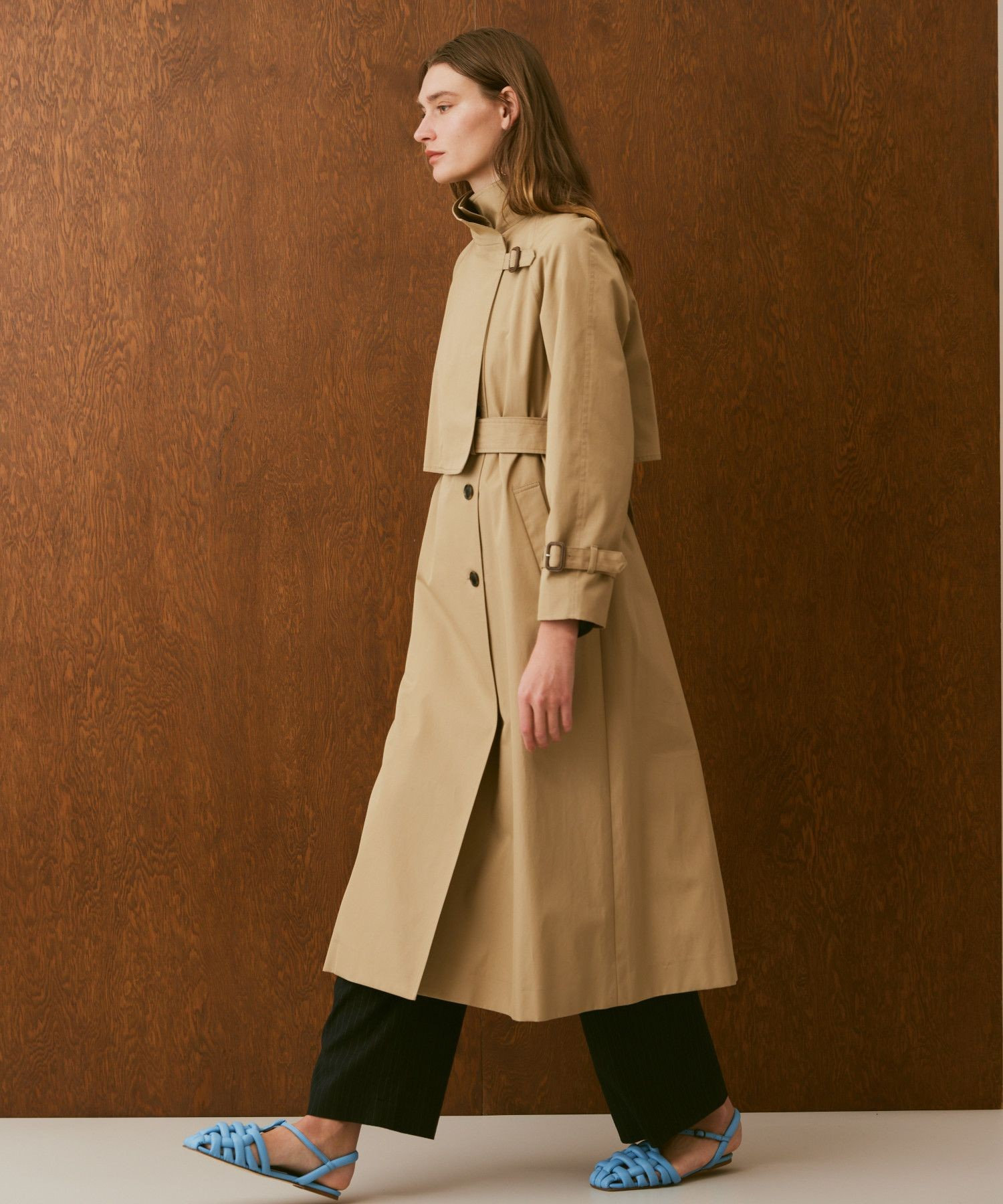 オーバーラップスタンドコート|allureville OFFICIAL SITE