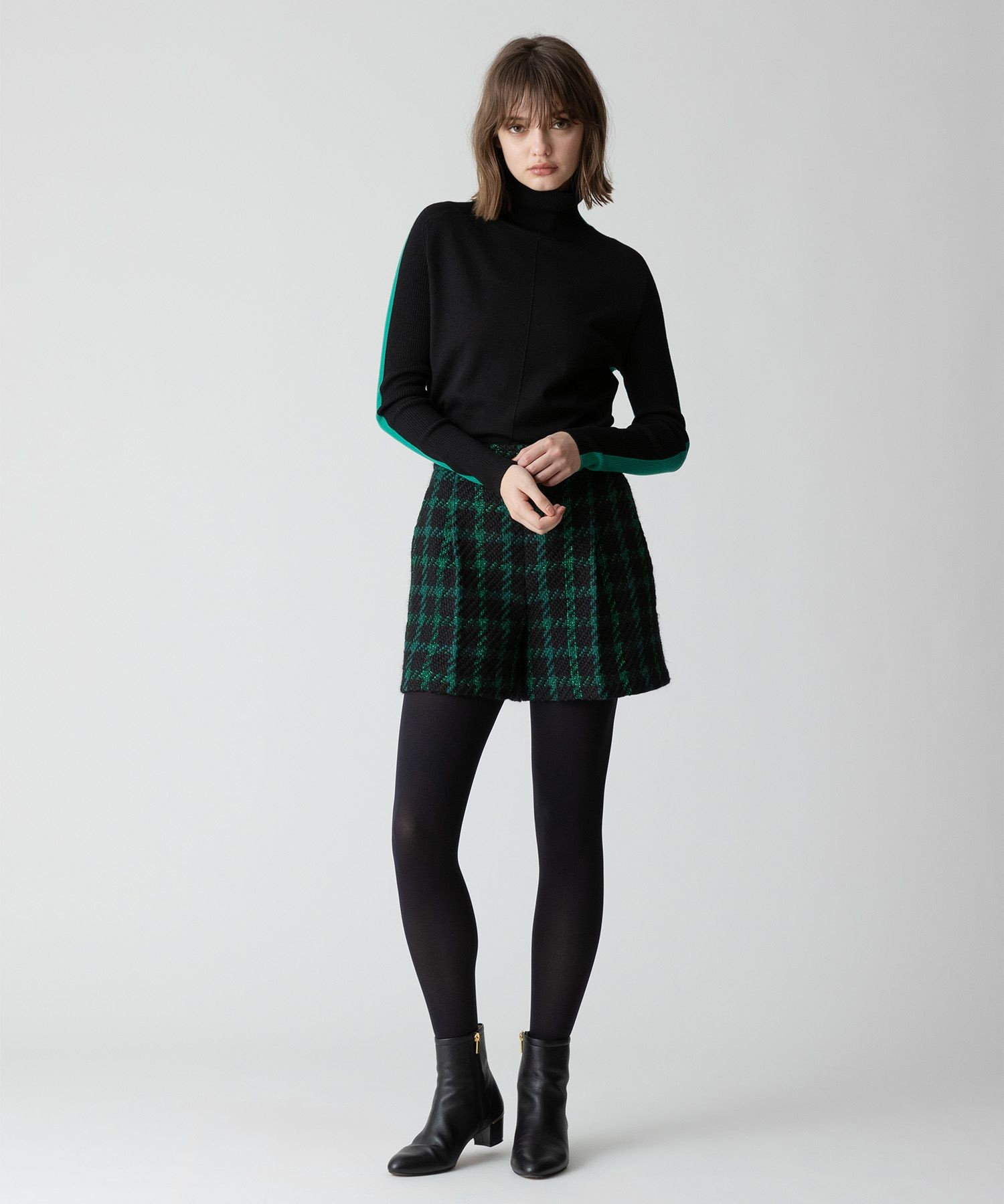 ジオリカチェックショートパンツ|allureville OFFICIAL SITE
