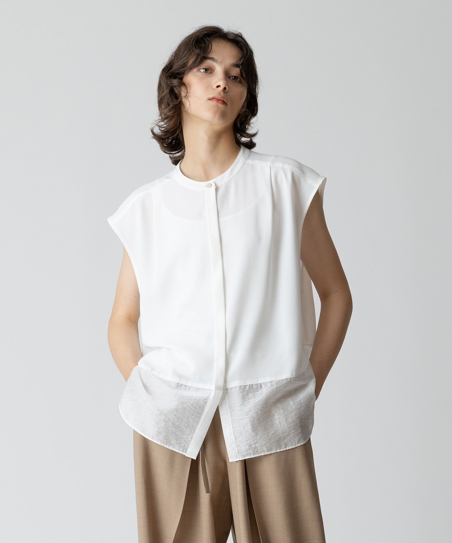 シアーヘムブラウス|allureville OFFICIAL SITE / ONLINE SHOP