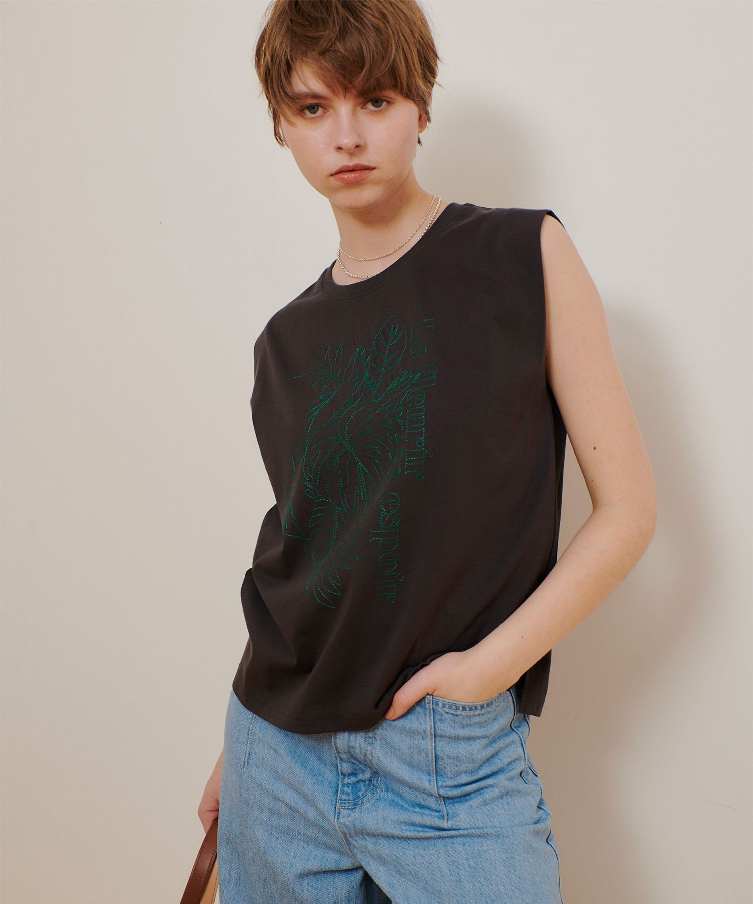 アルアバイルtシャツ ボタニカル刺繍Tシャツ|allureville OFFICIAL SITE / ONLINE