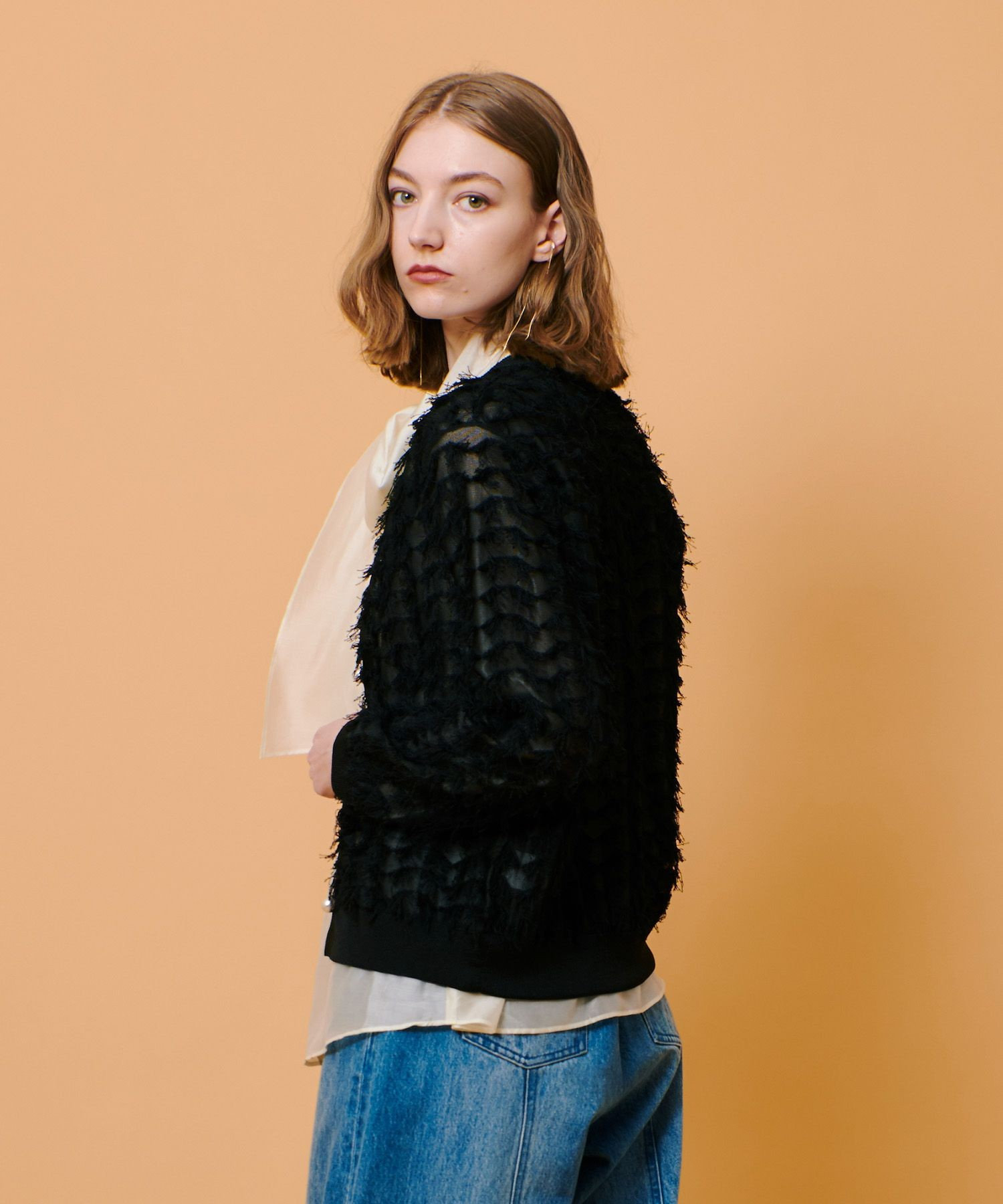 シアーカットジャガードカーディガン|allureville OFFICIAL SITE 