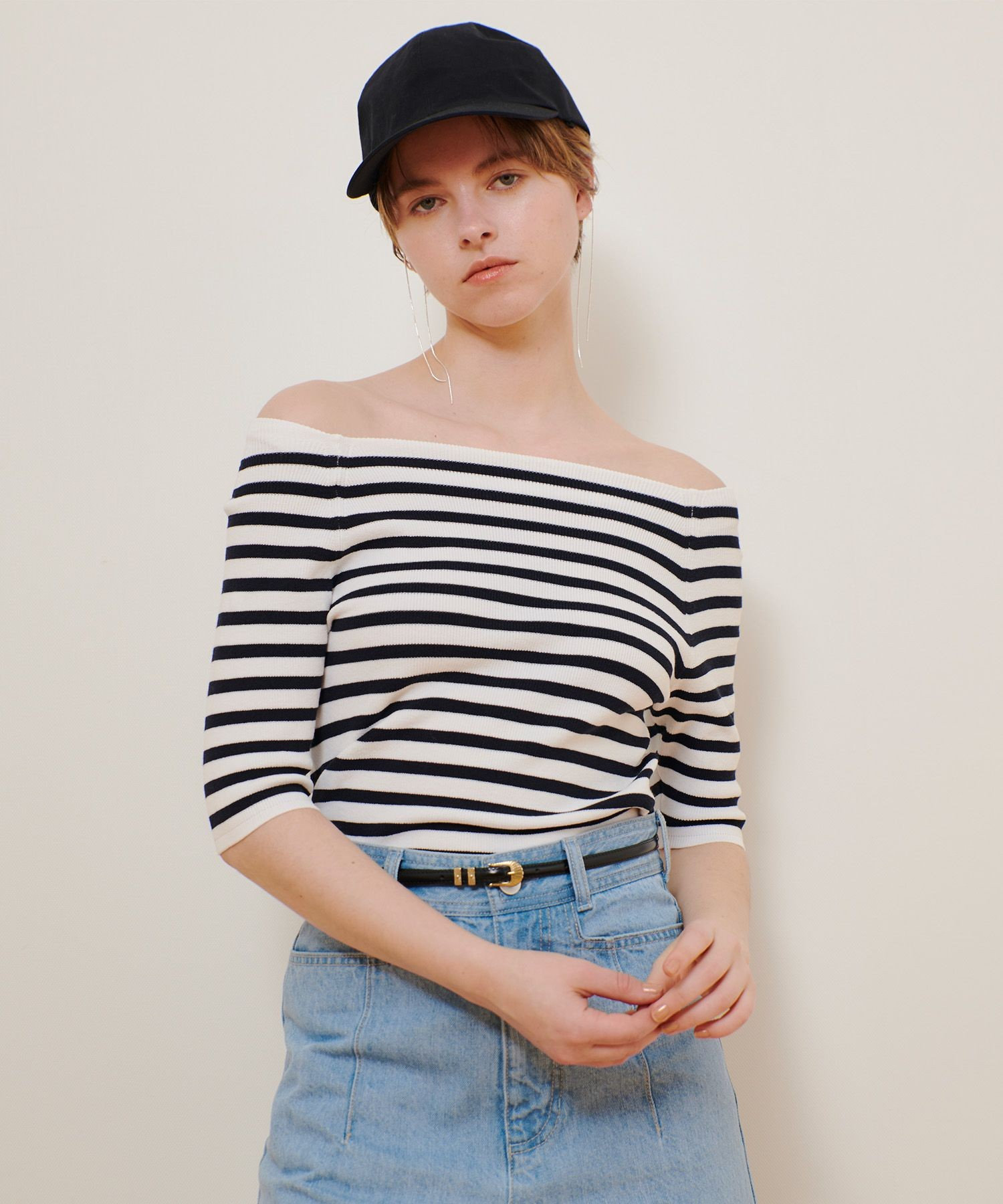 2WAY ネック5分袖プルオーバー|allureville OFFICIAL SITE