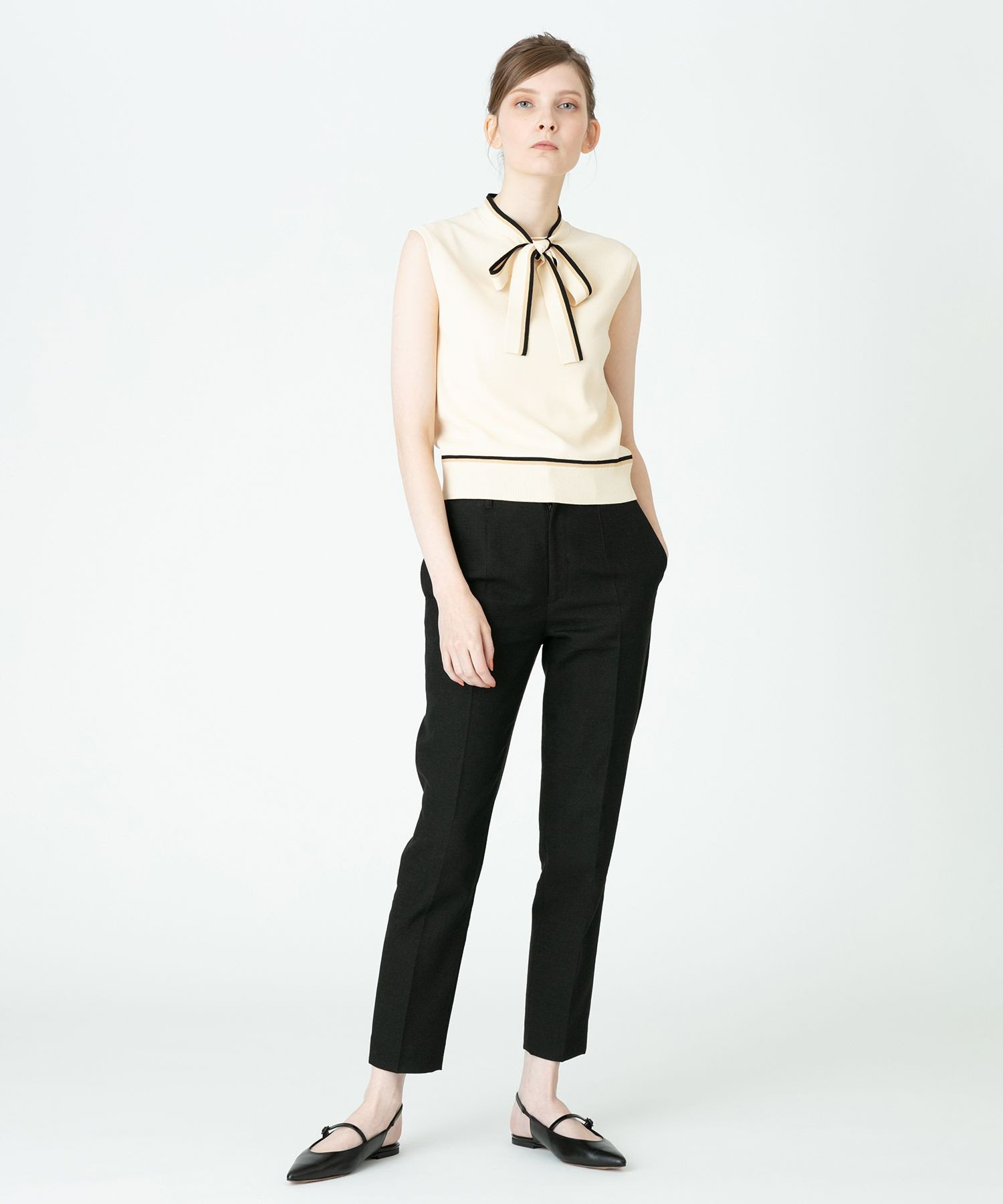 LOULOU WILLOUGHBY】T/Wギャバテーパードパンツ|allureville