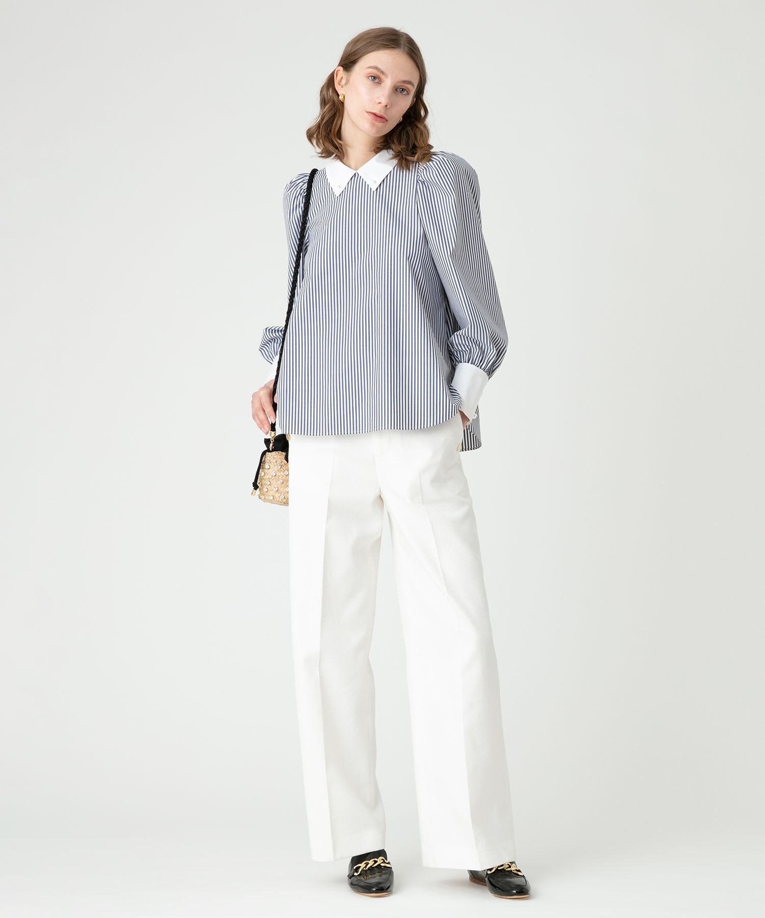 LOULOU WILLOUGHBY ブライトリネンビスチェ アルアバイル trim_ofalv_item35ddfd609a3611e
