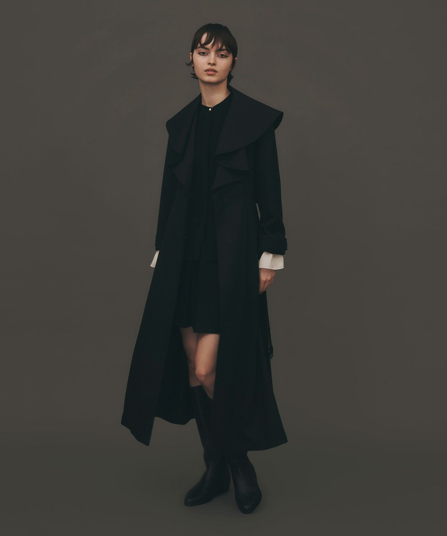 【SALE／37%OFF】 LOULOU WILLOUGHBY】カスケードドレスコート|allureville ジャケット・アウター