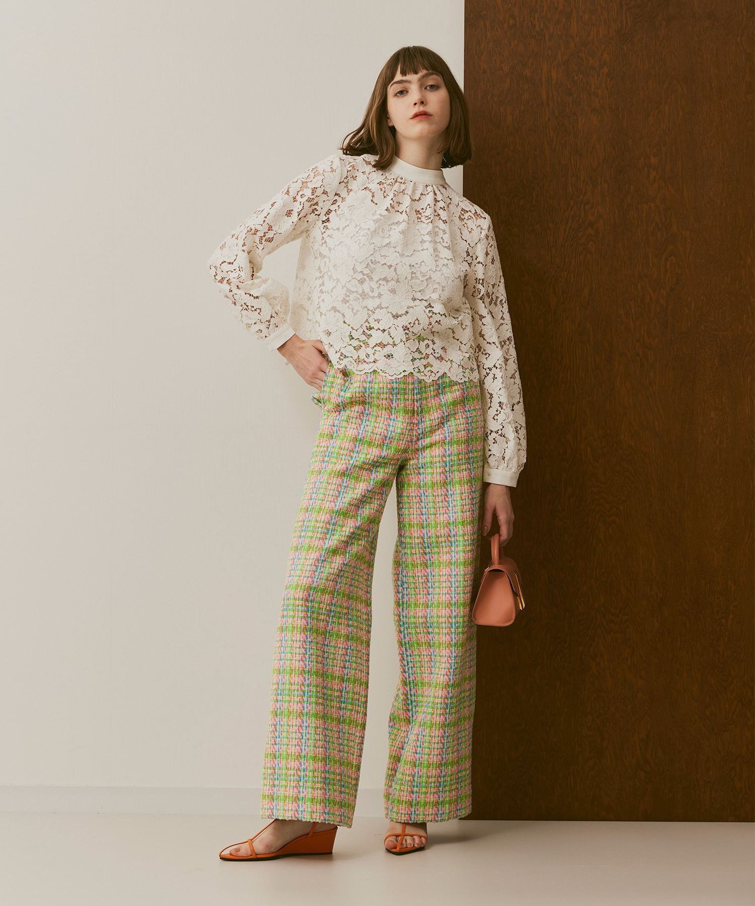 LOULOU WILLOUGHBY】ヘビーツイルタックパンツ|allureville
