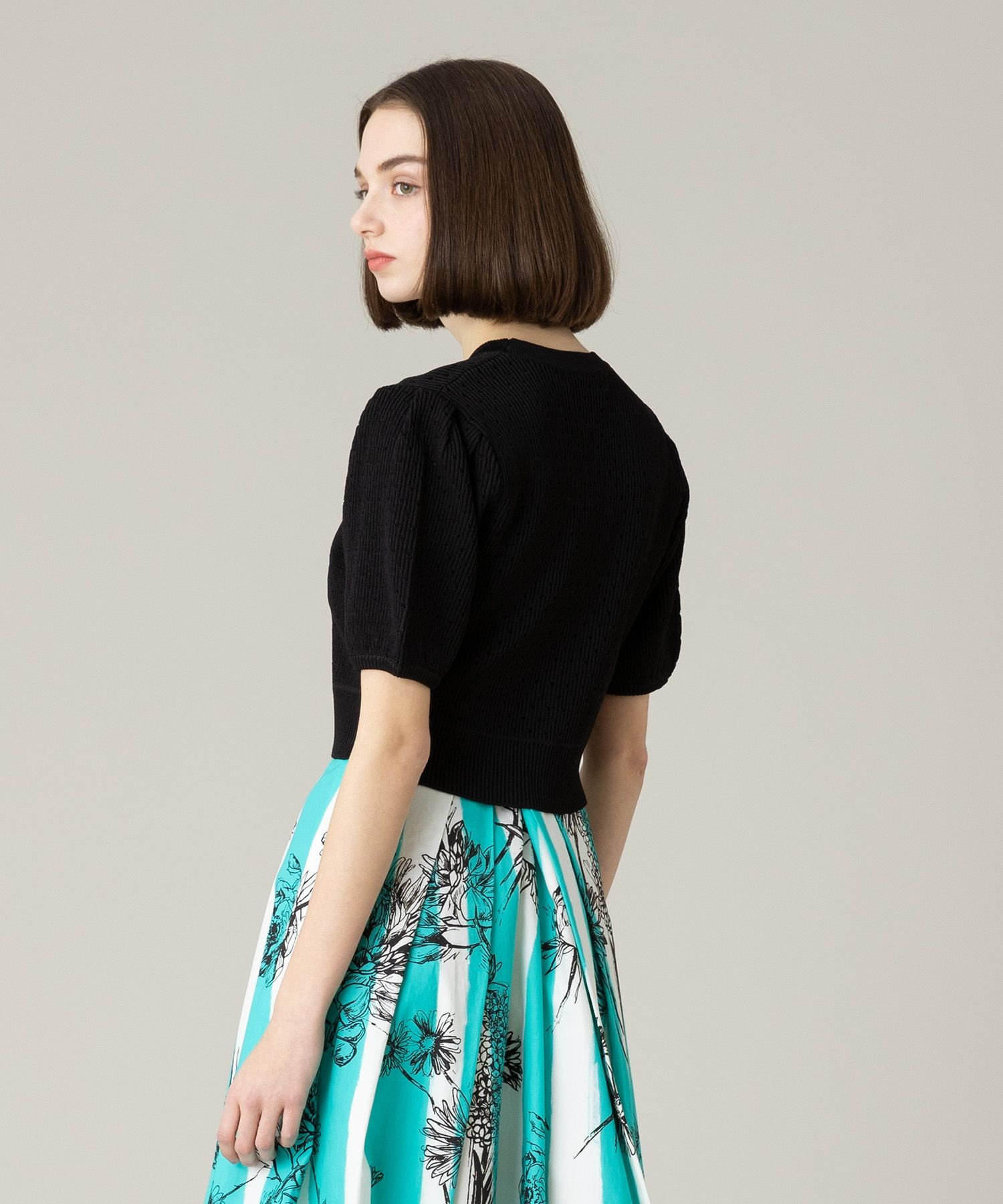 LOULOU WILLOUGHBY】アイレットポインテールカーディガン