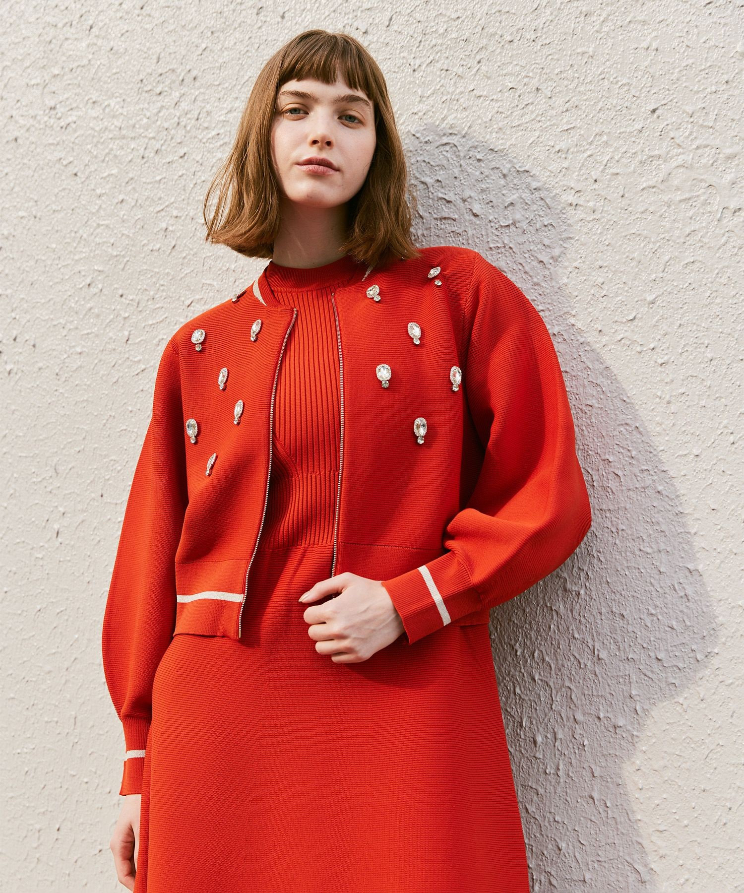 LOULOU WILLOUGHBY】ニットブルゾン|allureville OFFICIAL SITE