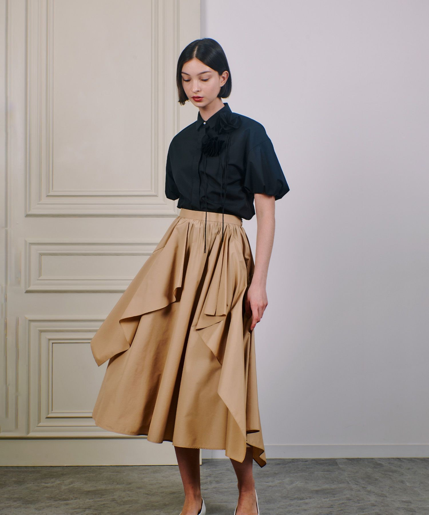 新品☆アルアバイル　ルルウィルビー　チュールスカート ピンクベージュ LOULOU WILLOUGHBY】チュチュスカート|allureville OFFICIAL