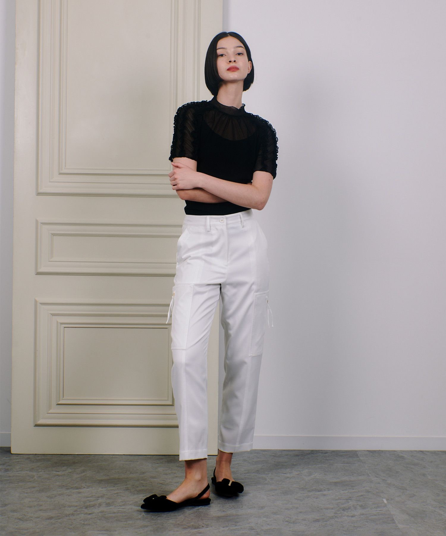大人も着やすいシンプルファッション LOULOU WILLOUGHBY】ワーカーパンツ|allureville OFFICIAL SITE パンツ
